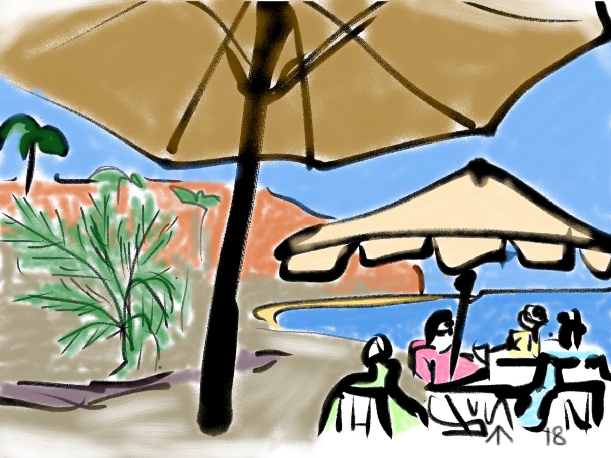 The Cafe by Martin Briggs 