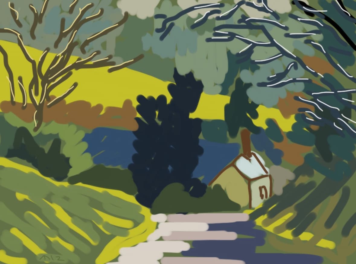 Down the Lane, Cotswolds by Martin Briggs 