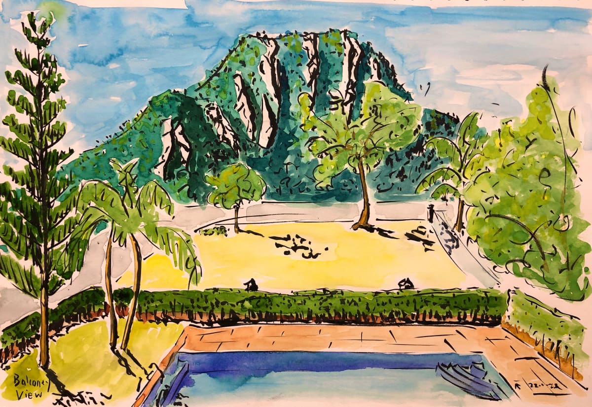 Balcony View by Martin Briggs 