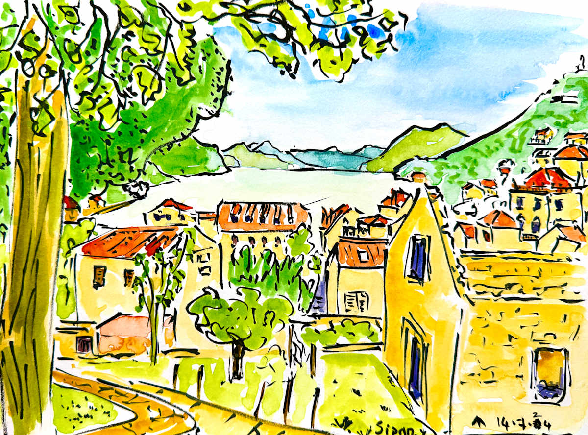 Sipan (from the church) by Martin Briggs 