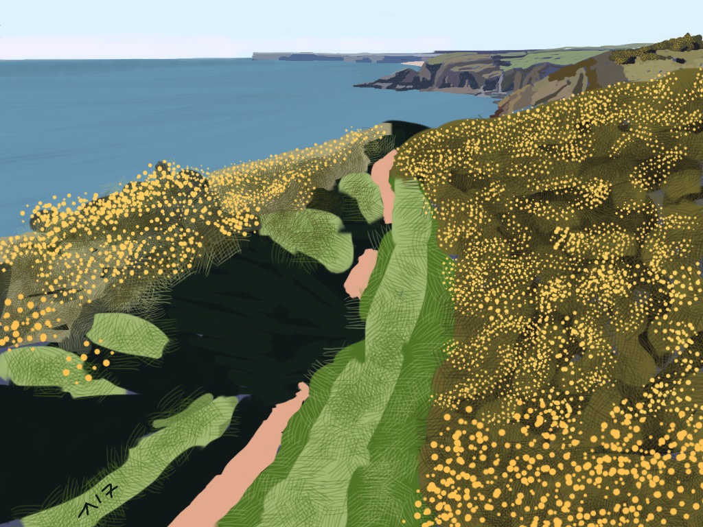 Towards Stackpole Head by Martin Briggs 