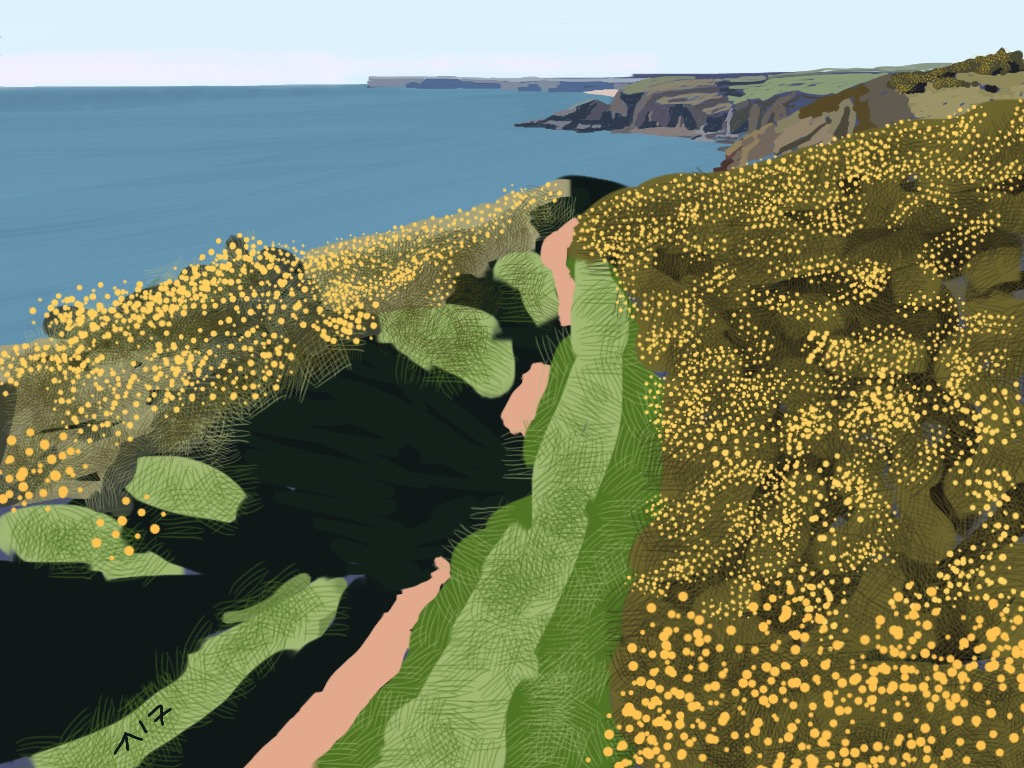 Towards Stackpole Head by Martin Briggs, Image 1.