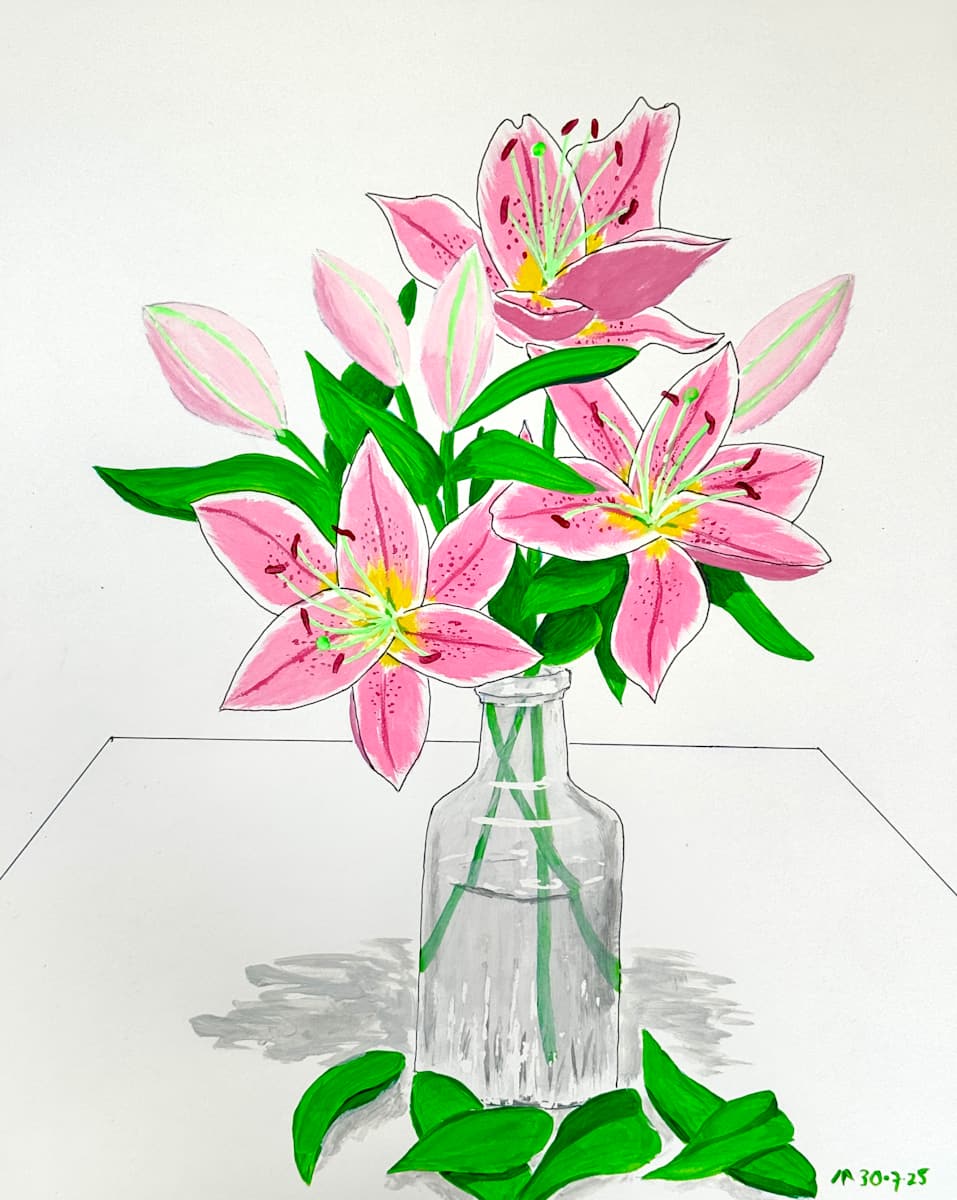 Three Lilies by Martin Briggs 