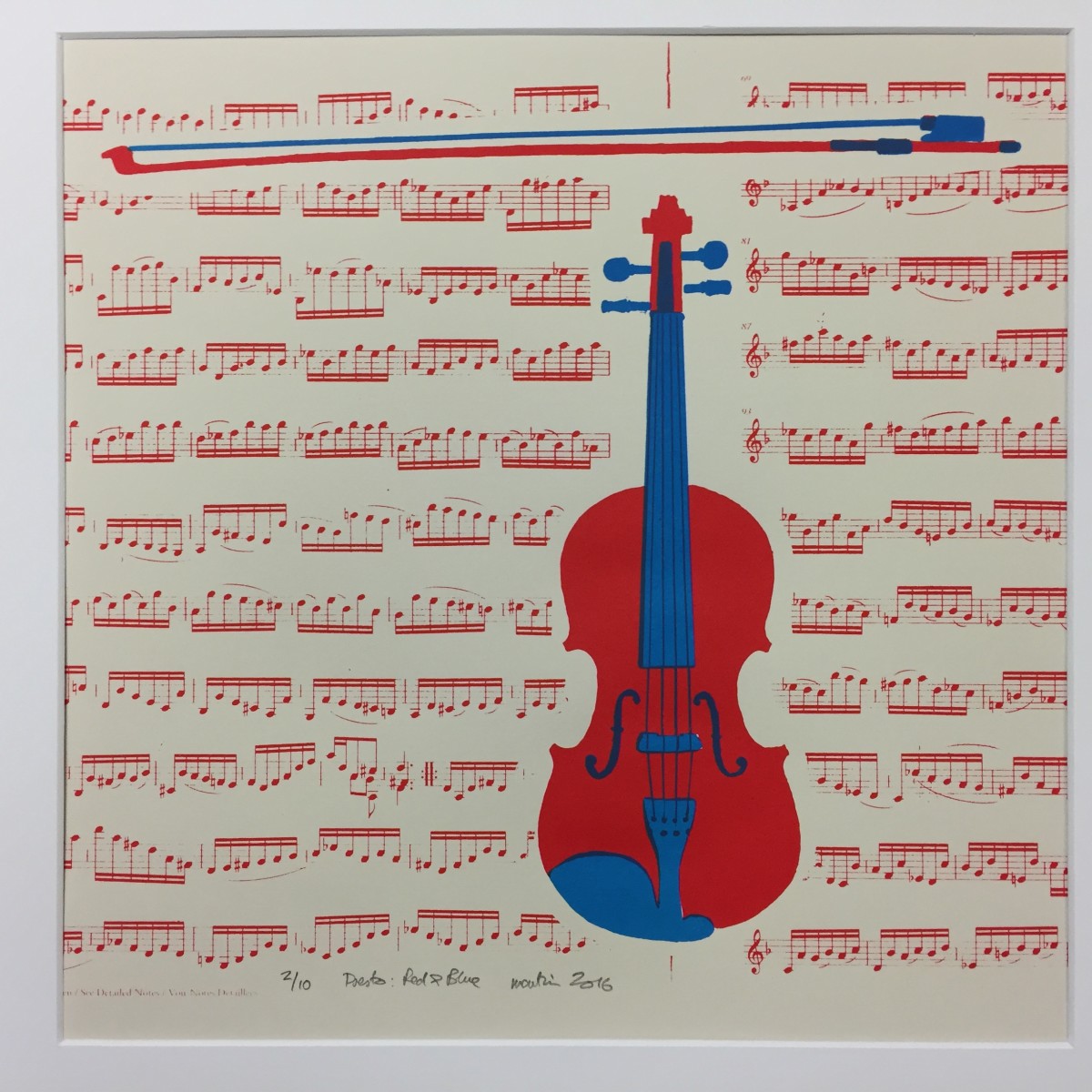 Presto: Blue and Red by Martin Briggs 