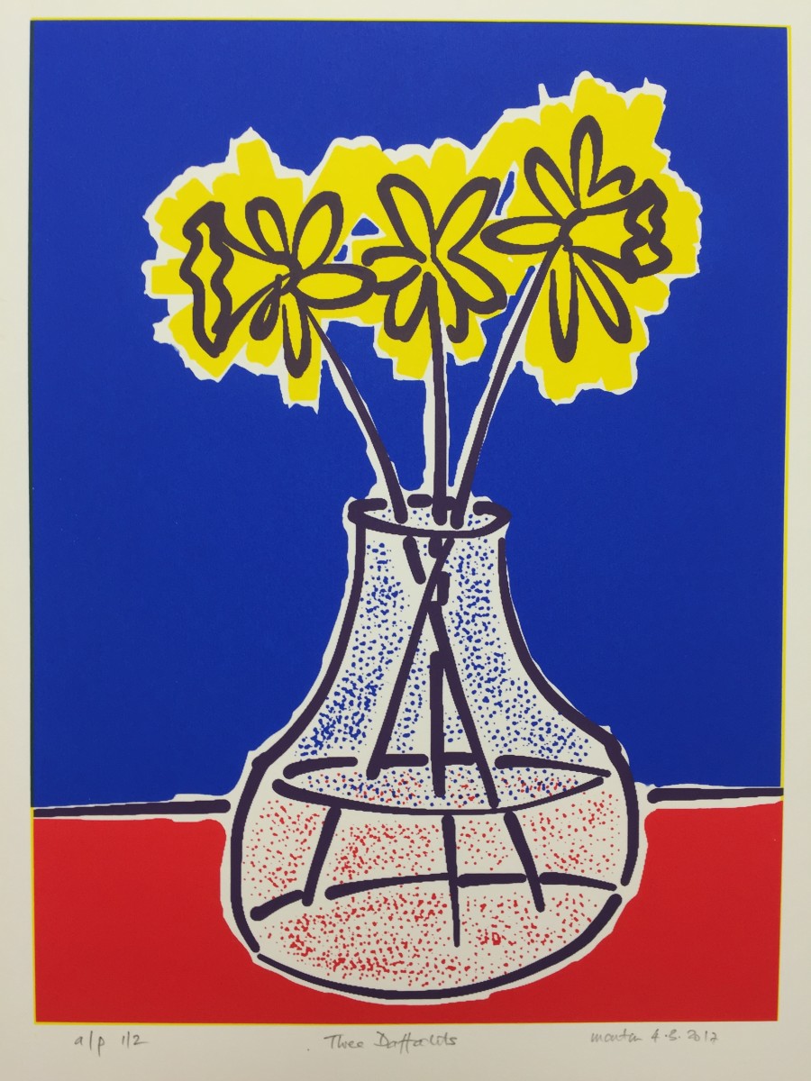 Three Daffodils by Martin Briggs 