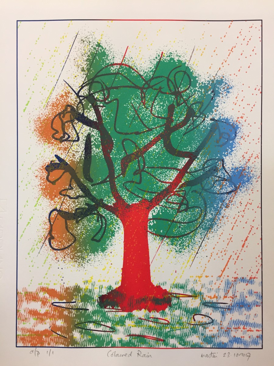 Coloured Rain by Martin Briggs 