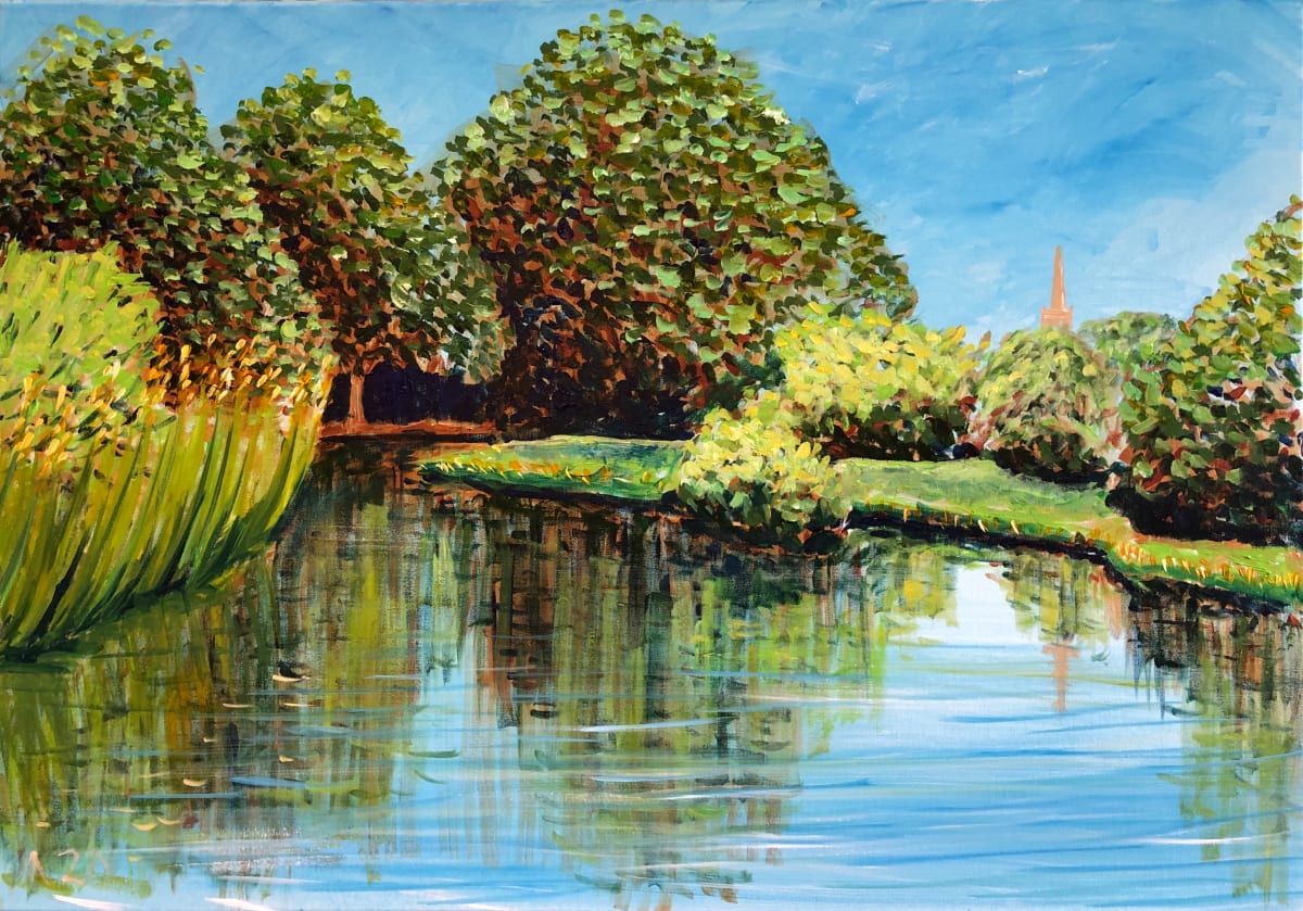 The Thames at Lechlade by Martin Briggs 