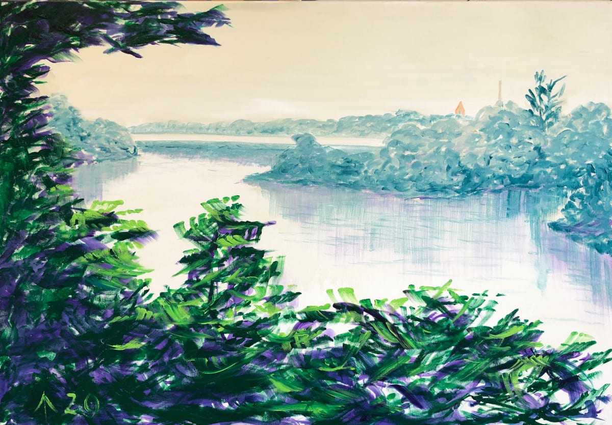 The Ely towards Llandough by Martin Briggs 