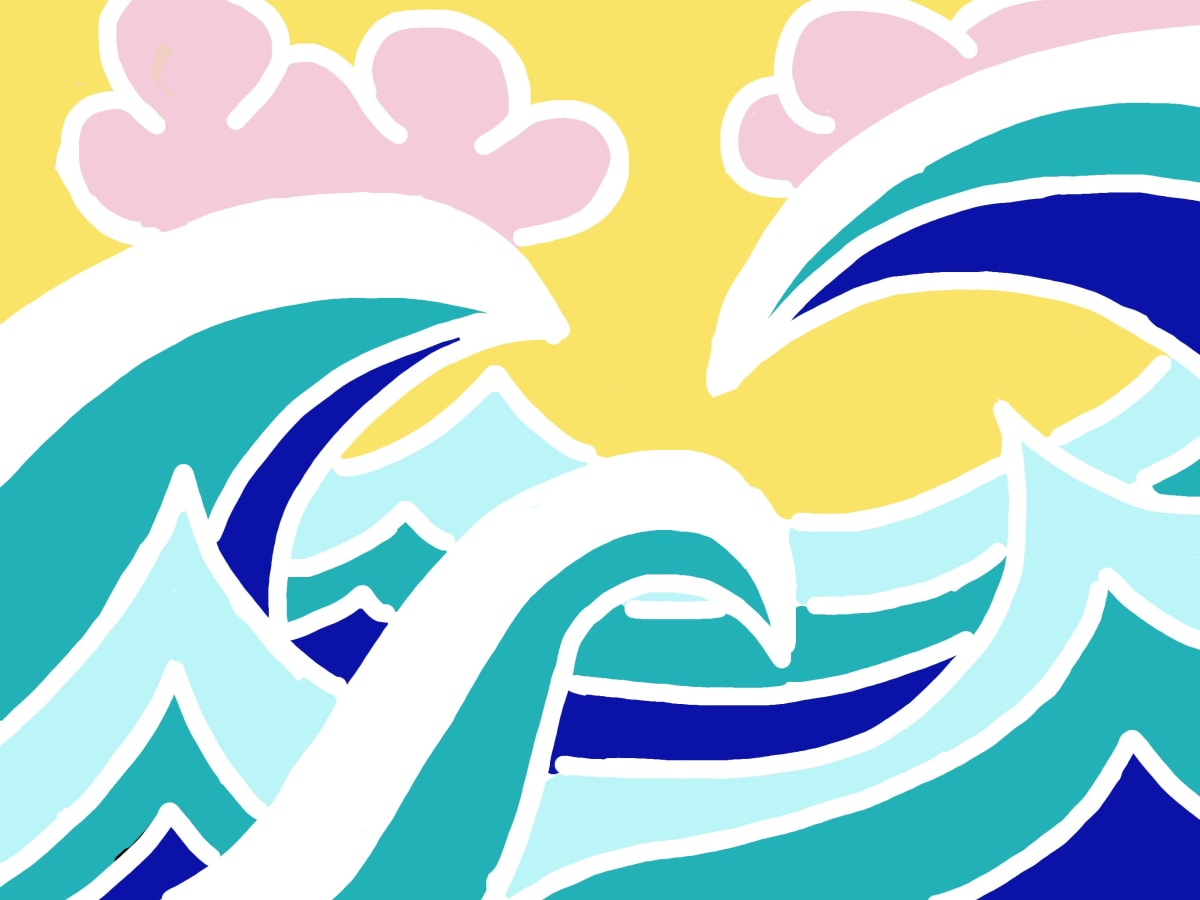 Rough Sea by Martin Briggs 