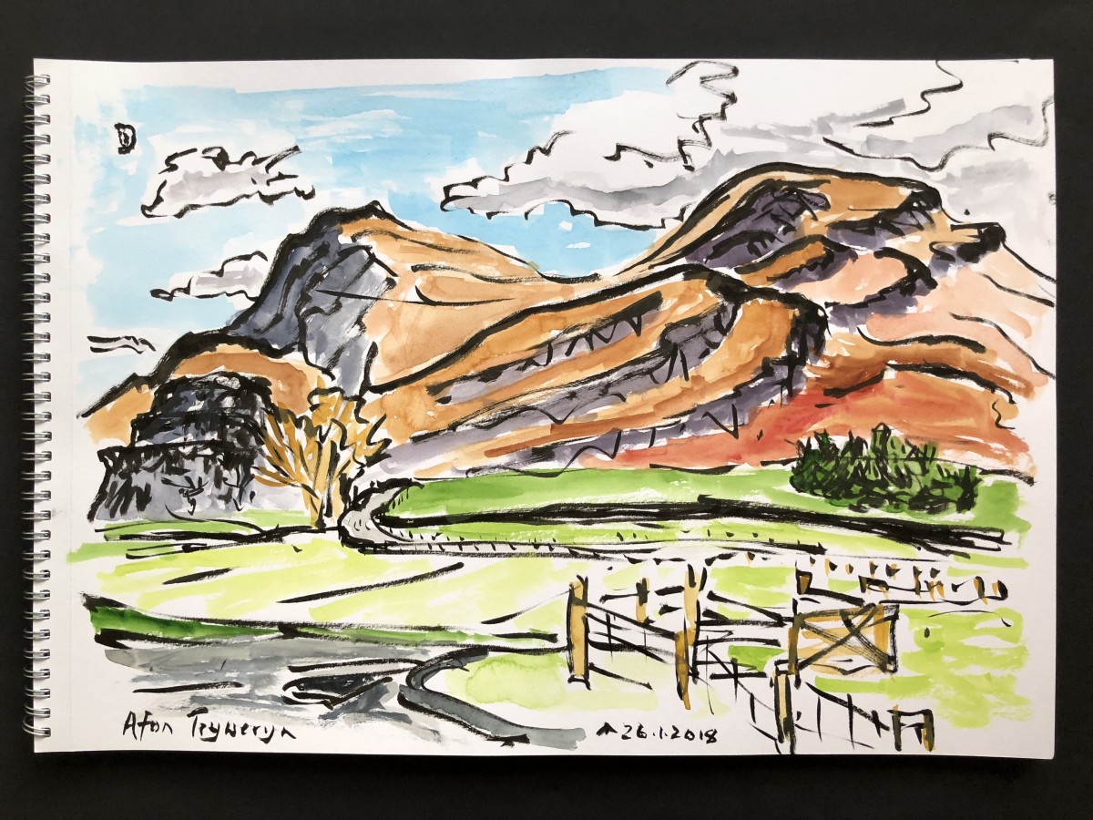 Afon Tryweryn by Martin Briggs 