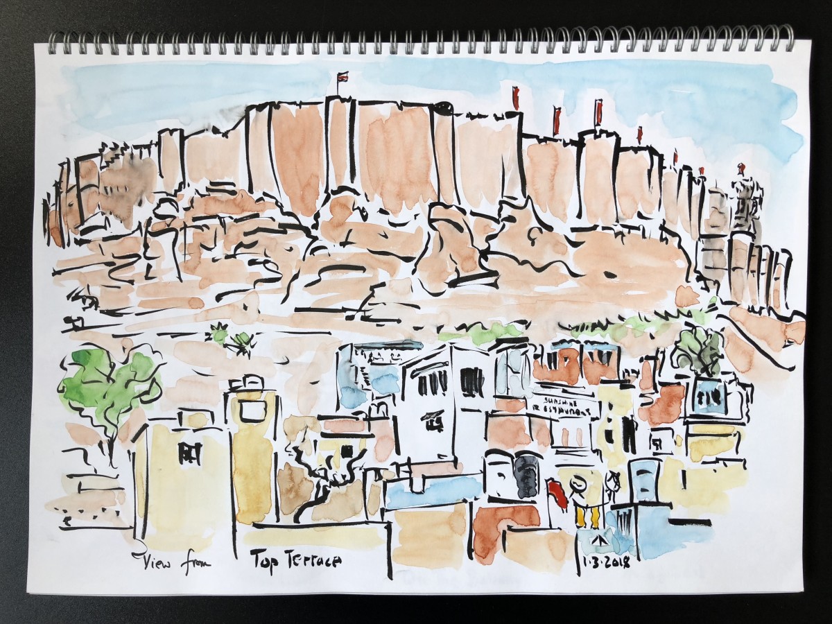 Top Terrace by Martin Briggs 