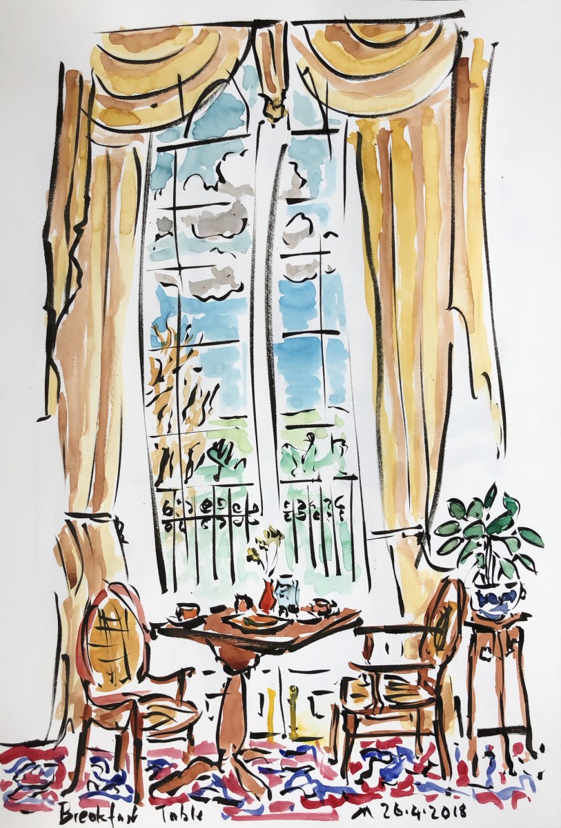 Breakfast Table by Martin Briggs 