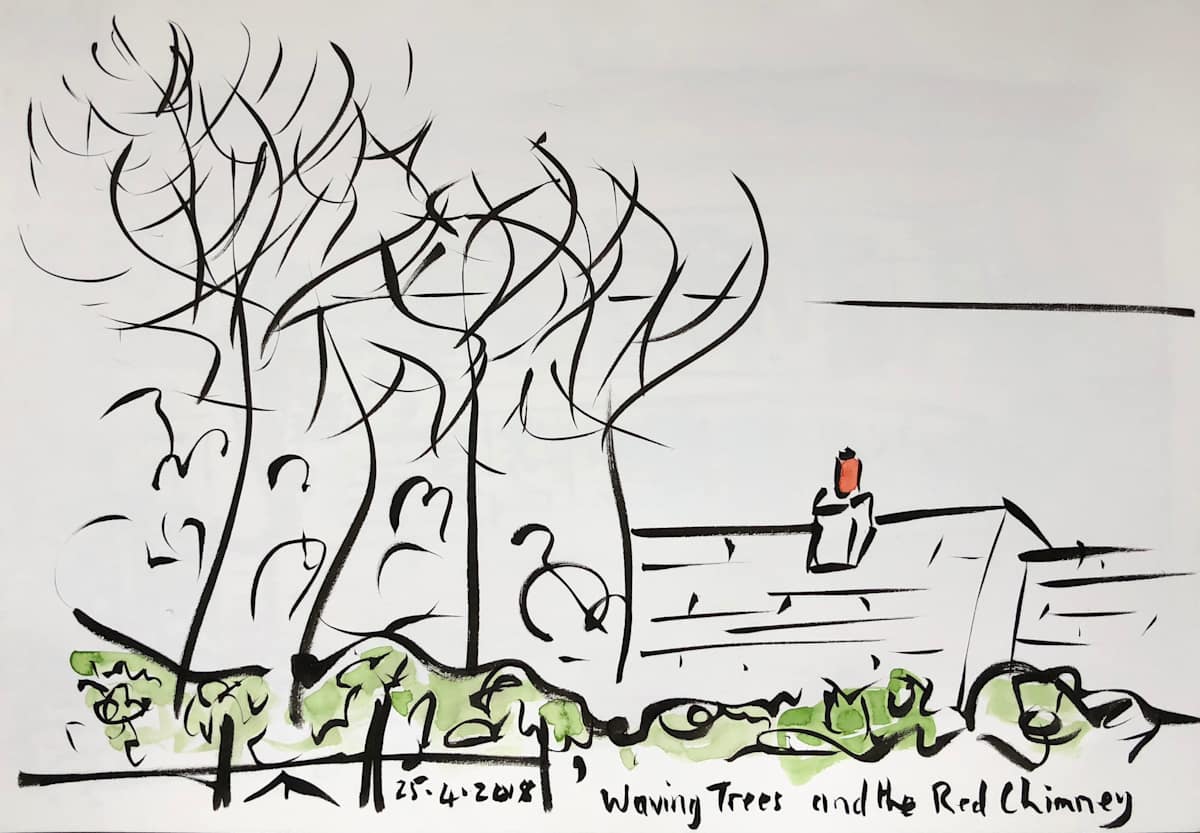 Waving Trees and the Red Chimney by Martin Briggs, Image 3.
