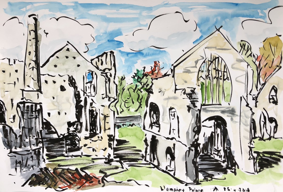 Llamphey Palace by Martin Briggs 