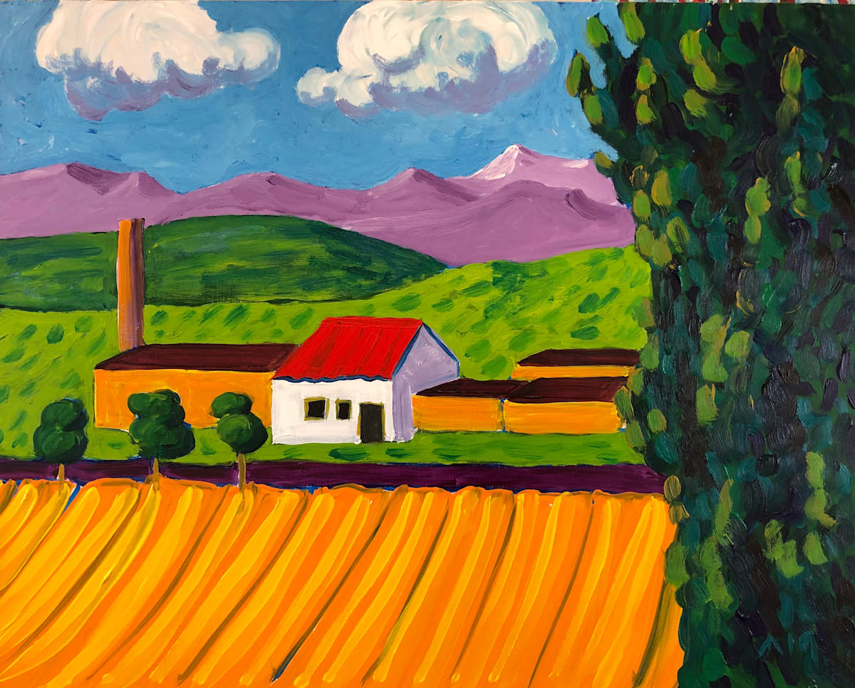 Farmstead Auvers by Martin Briggs, Image 1.