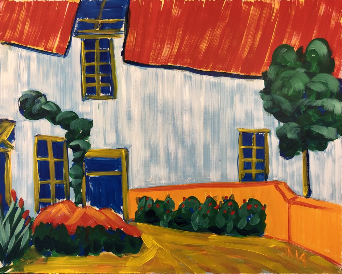 Farmhouse Auvers by Martin Briggs 