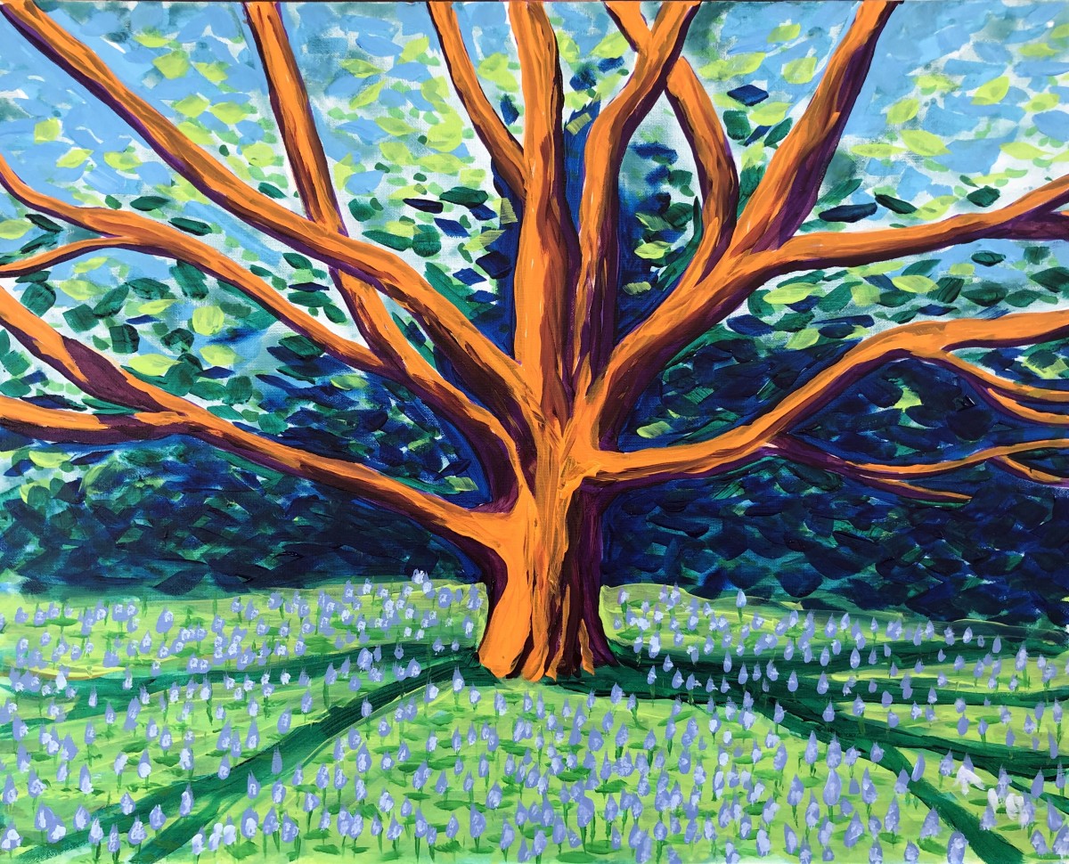 The Bluebell Tree (Study) by Martin Briggs 