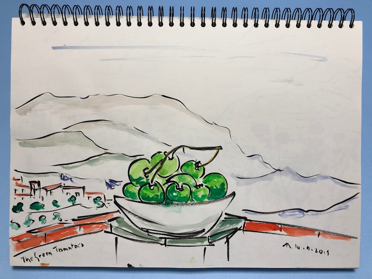 The Green Tomatoes by Martin Briggs, Image 1.