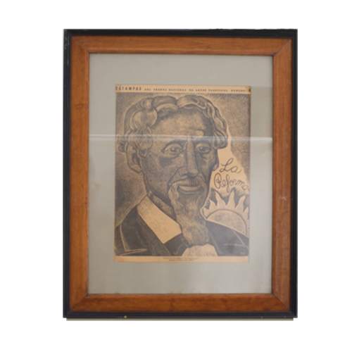 Ignacio Ramírez "El Nigromante" by Erasto Cortés, Image 1.