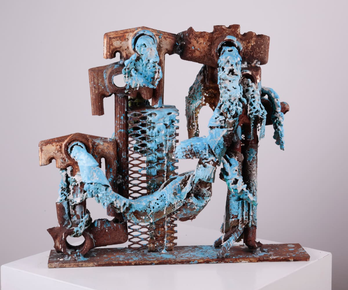 A Waterfall in a Wastewater Pond by Rebecca Darlington 