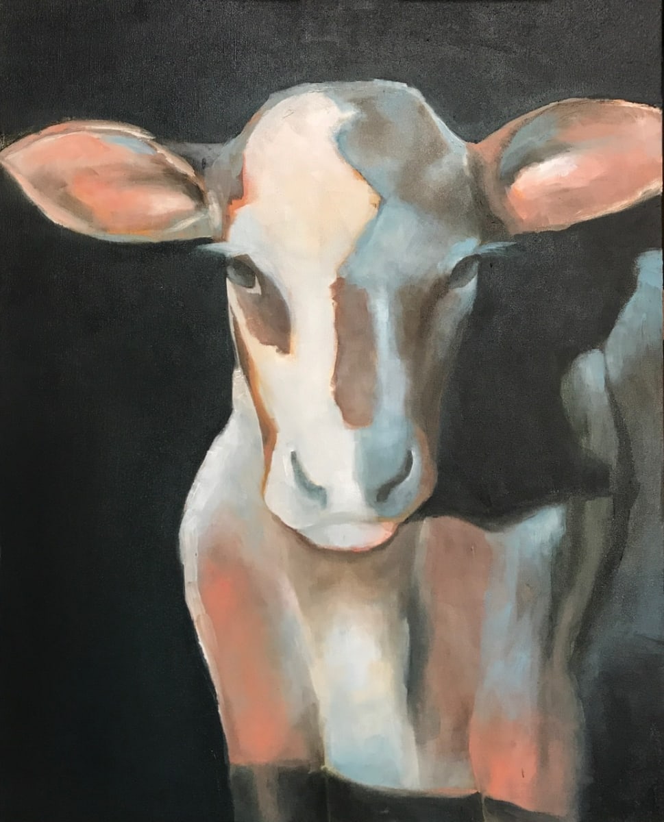 Morning Calf by Bradley Leslie Art 