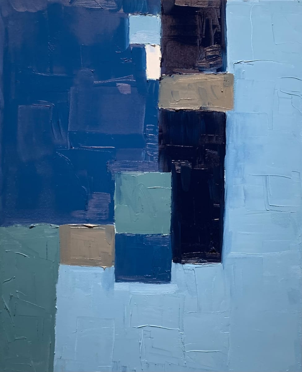 Blue City by Bradley Leslie Art 