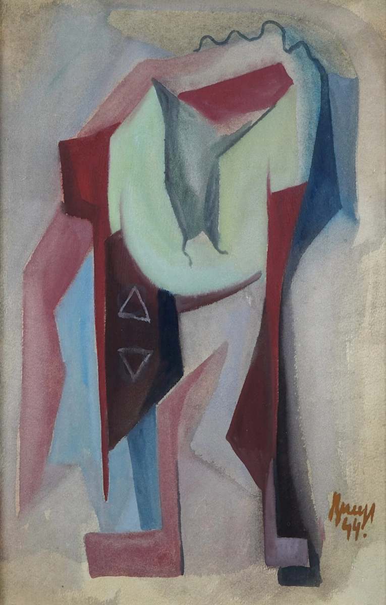 Abstraktní postava (Abstract figure) by Vlastimil Beneš, Image 1.