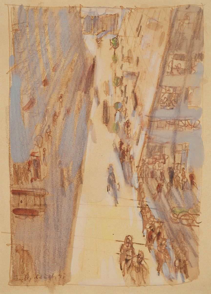 Street (Ulice) by František Hudeček, Image 1.