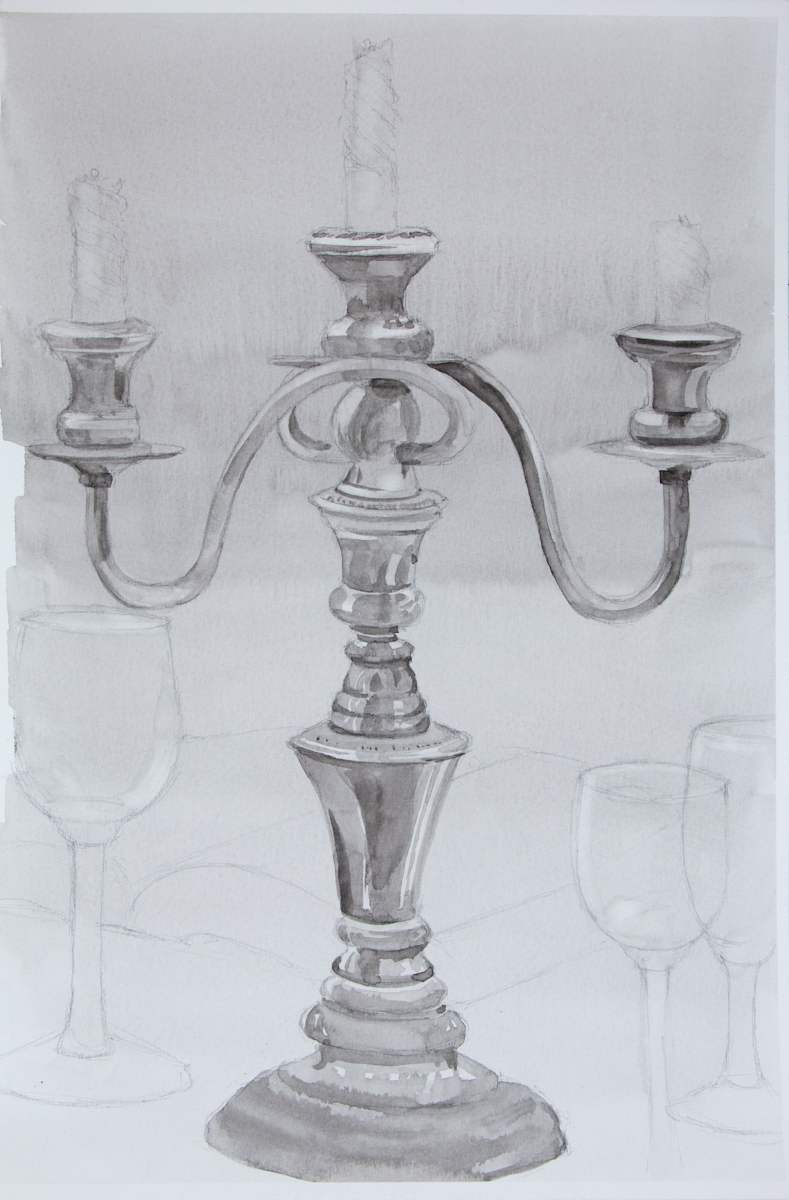 Candelabra study by Noelia Somoza, Image 1.