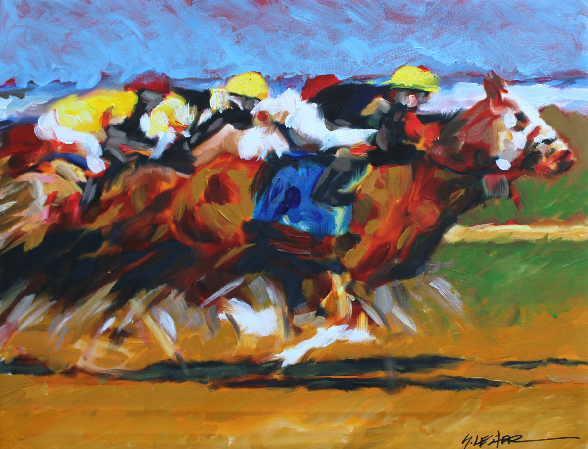 "Home Stretch" by Steven Lester, Image 1.