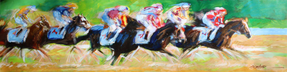 "A Run for the Money" by Steven Lester, Image 1.