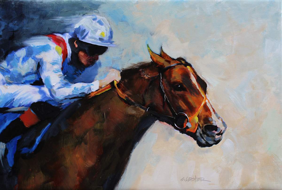 "Run for the Roses" by Steven Lester, Image 1.
