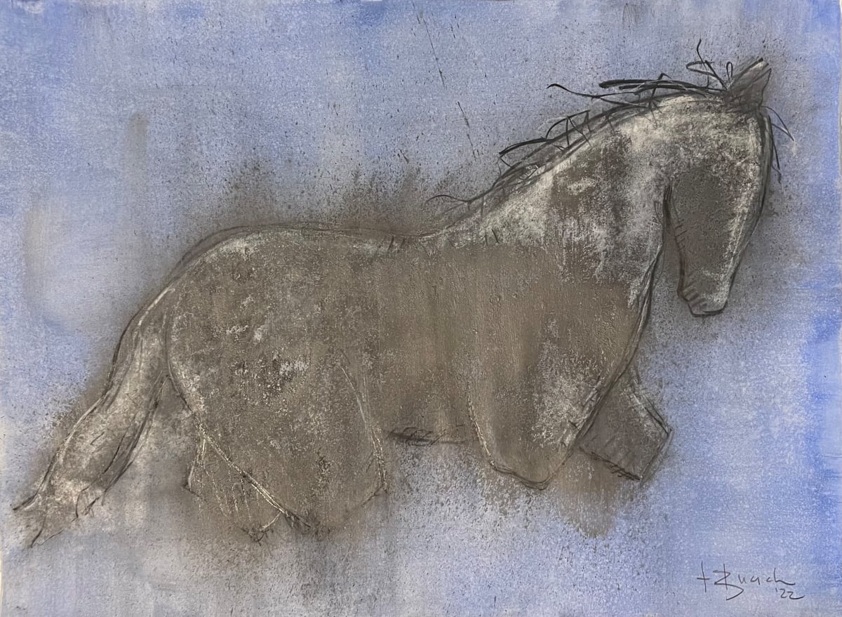 Horse Study - Graphite by Thomas Bucich, Image 1.