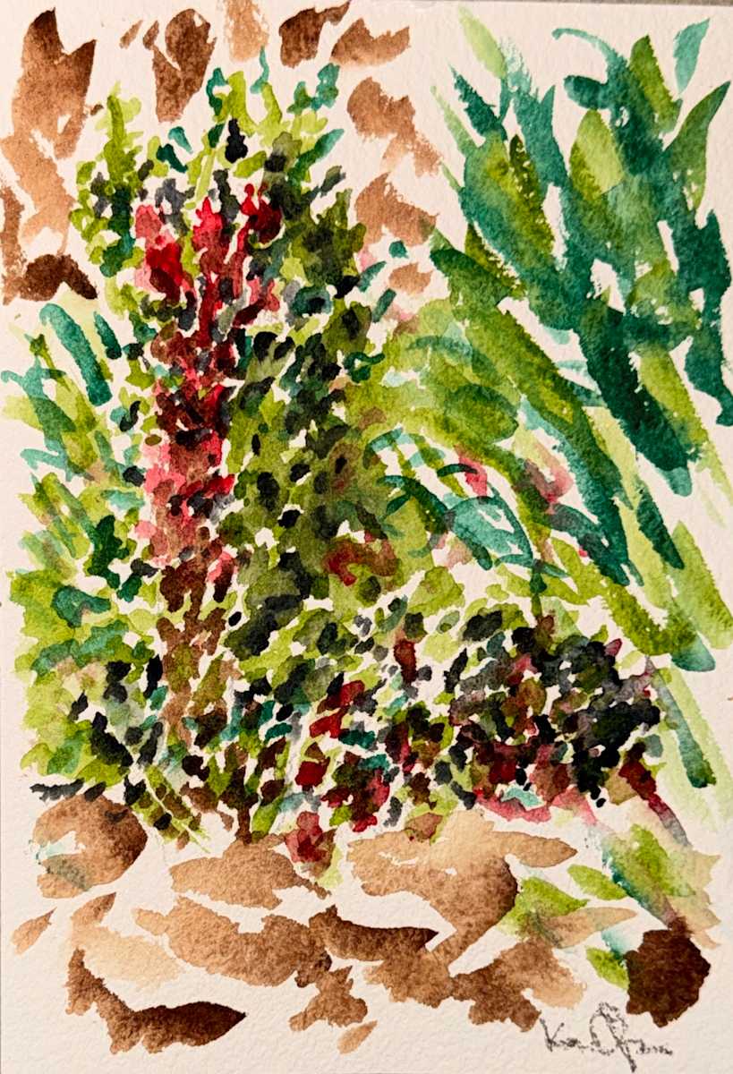 “Garden by the Driveway” by Ken Opin, Image 1.