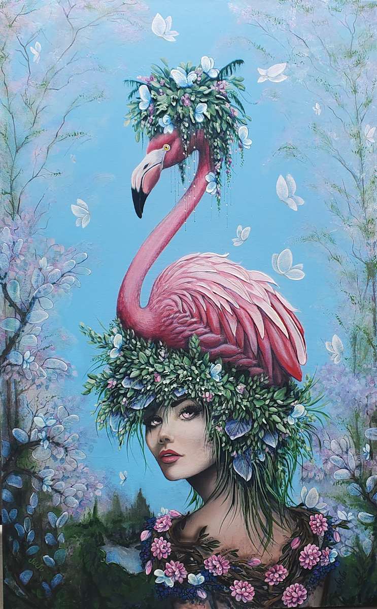 "Flamingo" by Juju Bartush 