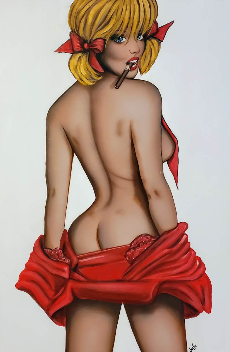 "Trix in Red" by Juju Bartush 