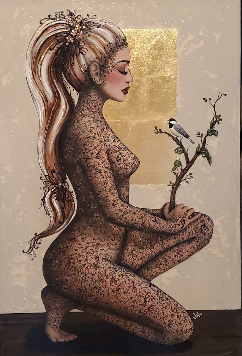 "Conversations with a Friend " by Juju Bartush, Image 4.