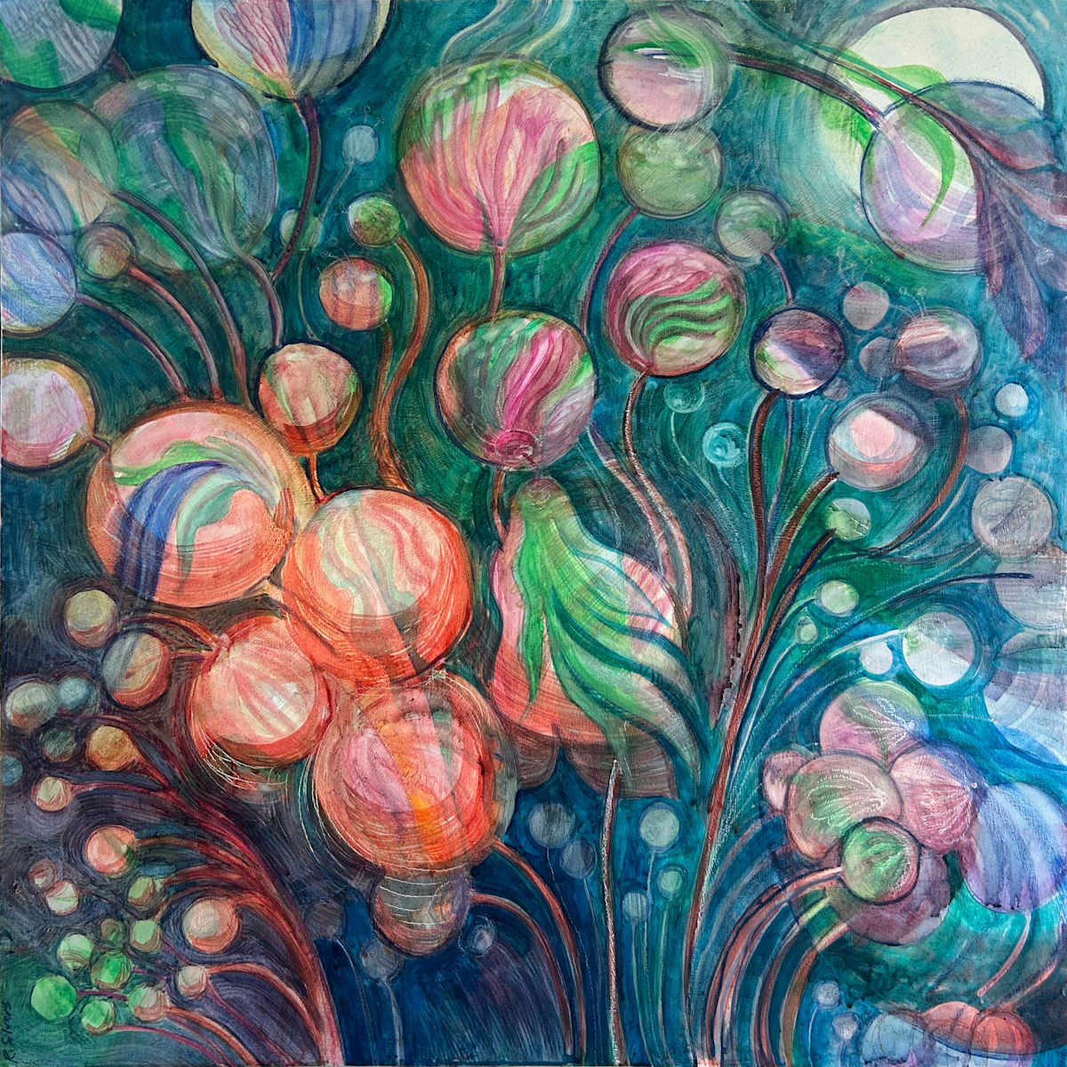Glowing Spores by Rebecca Silvers, Image 1.