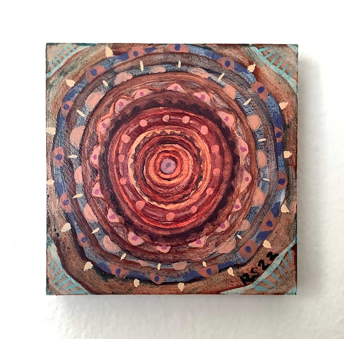 Tree Ring Mandala by Rebecca Silvers, Image 1.