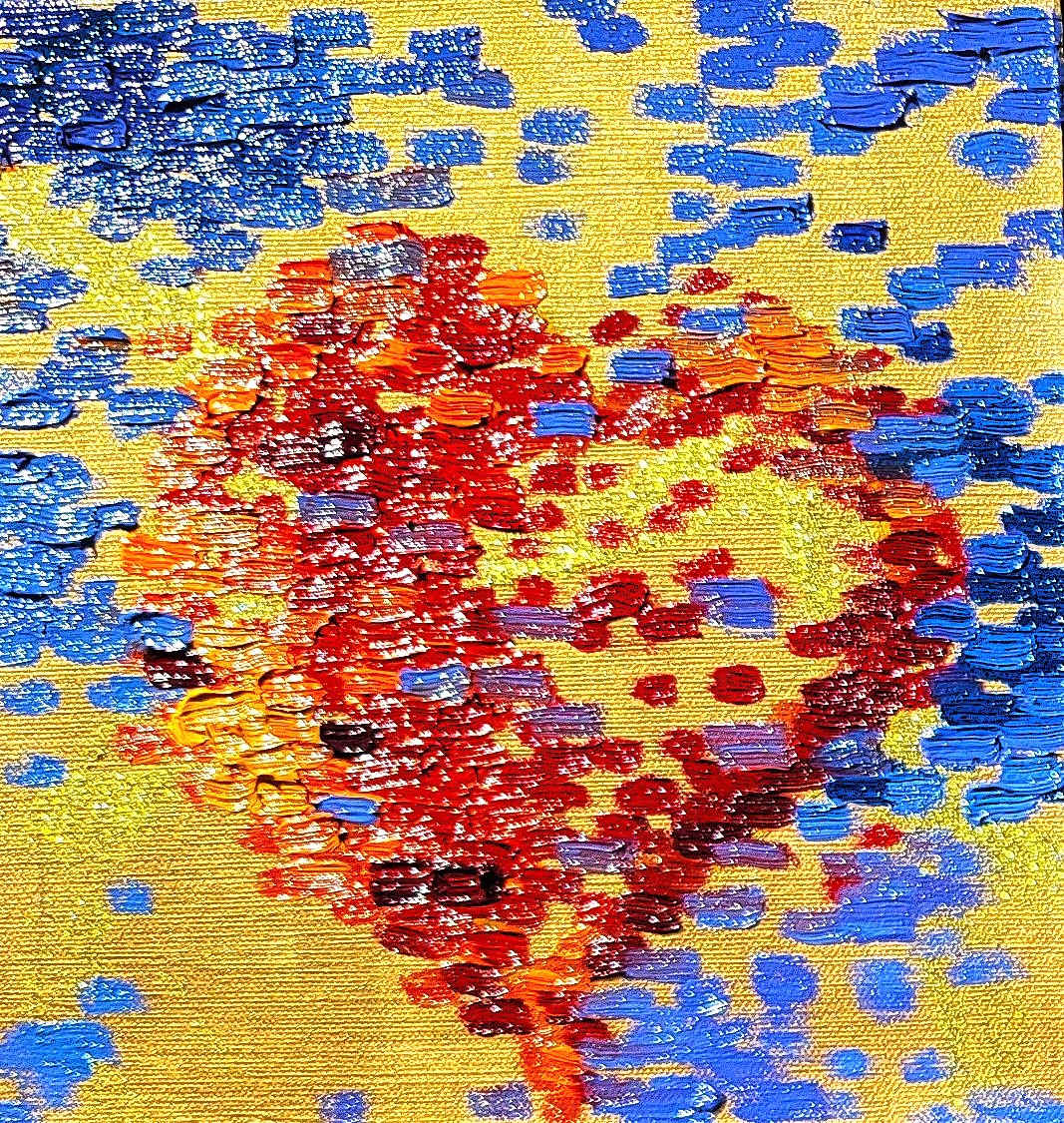 1 Merging Hearts by Schaefer/Miles Fine Art Inc. Kevin D. Miles & Wendy Sue Schaefer-Miles  Image: 1 Merging Hearts