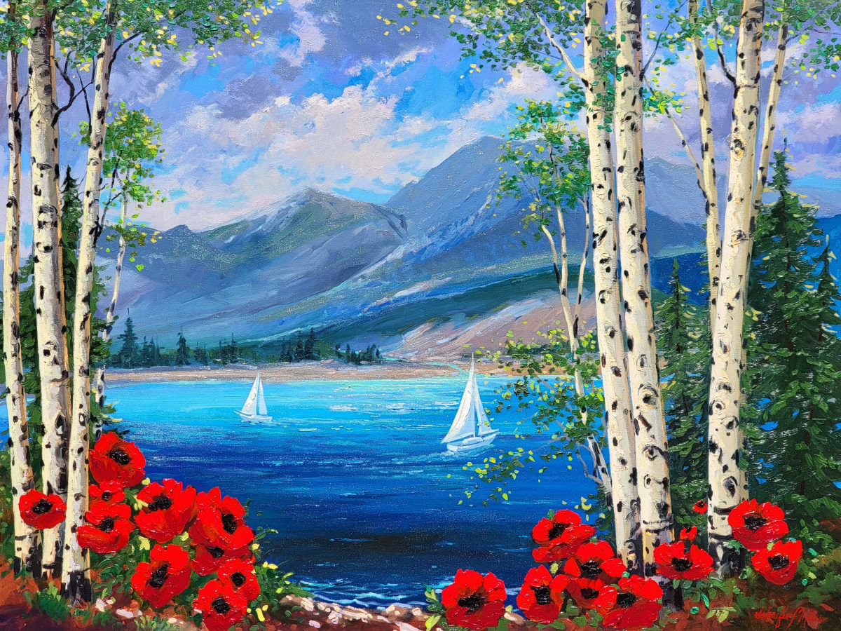 Clear Sailing Oil 36"x48"  Image: Clear Sailing Oil 36"x48" 