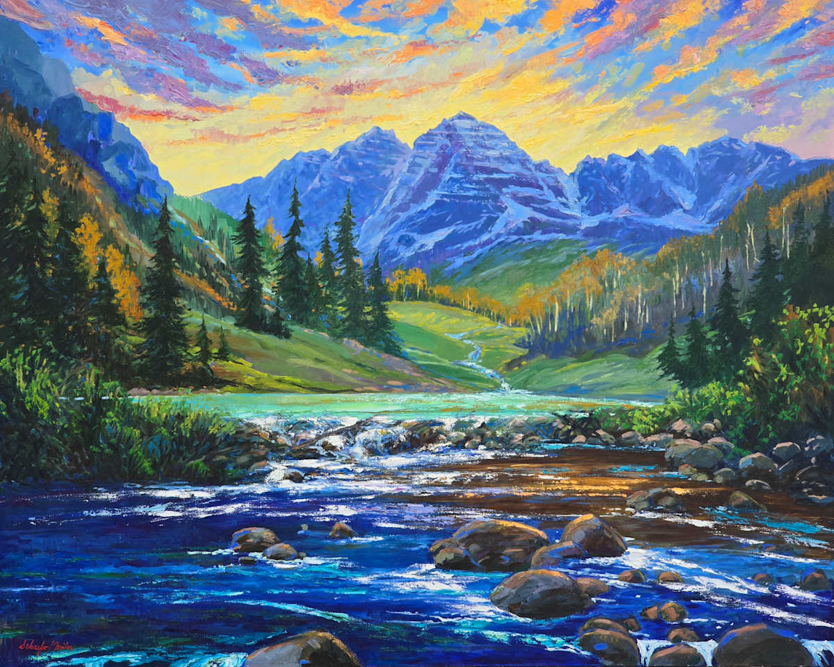 Heaven is a Place on Earth by Schaefer/Miles Fine Art Inc. Kevin D. Miles & Wendy Sue Schaefer-Miles  Image:  "Heaven is a Place on Earth" Original Oil 48" x 60"