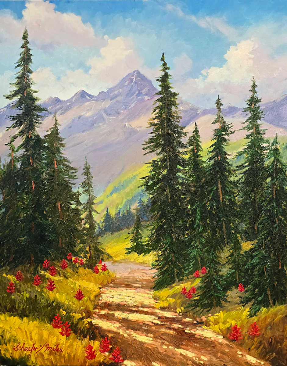 Mountain Top Glory by Schaefer/Miles Fine Art Inc. Kevin D. Miles & Wendy Sue Schaefer-Miles, Image 1.