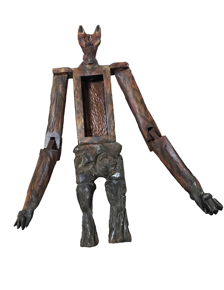 Articulated Puppet a Vessel for Unknown Talisman by Kaspar Brugger, Image 1.