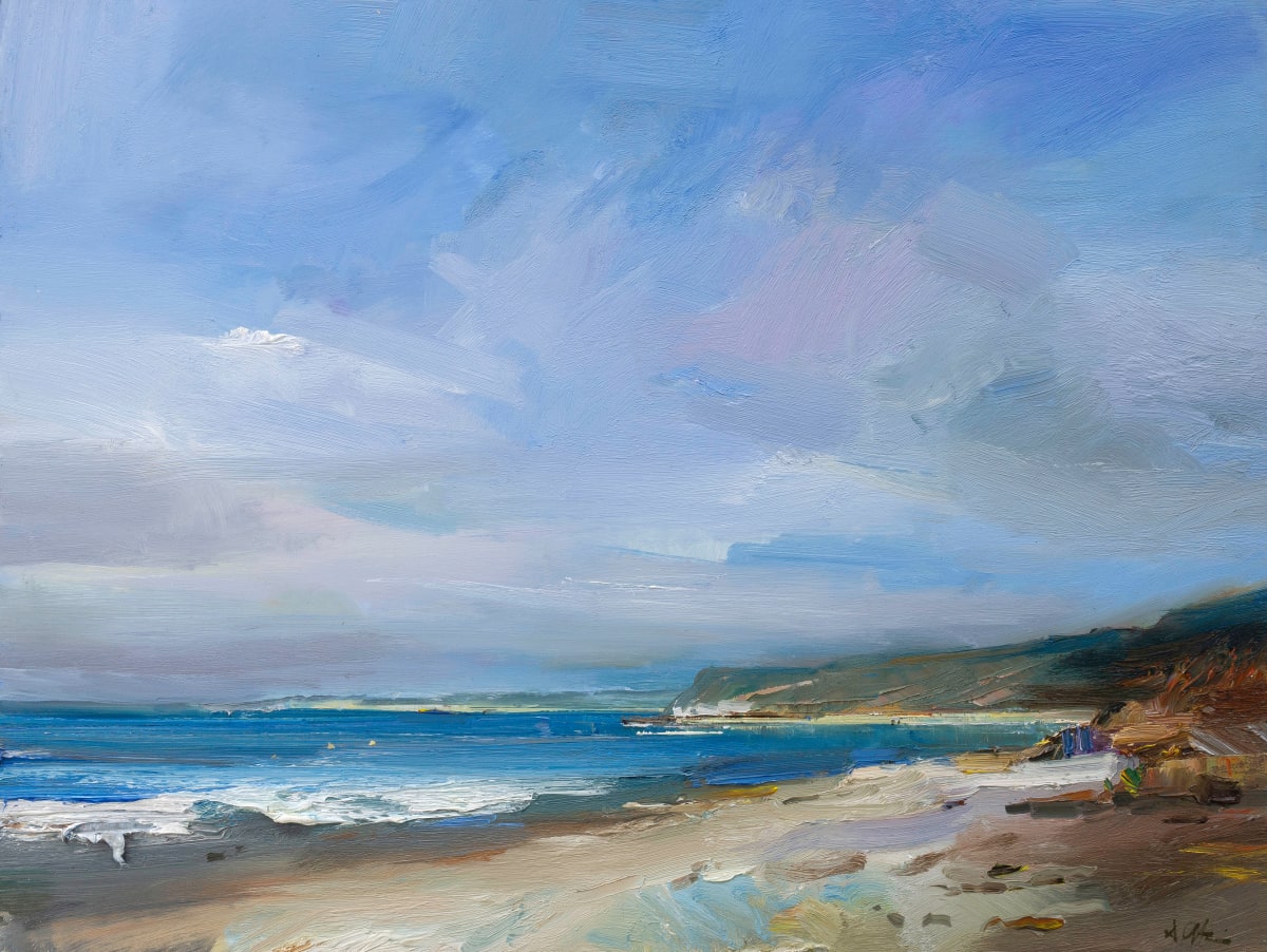 High tide Ringstead Bay by David Atkins, Image 1.