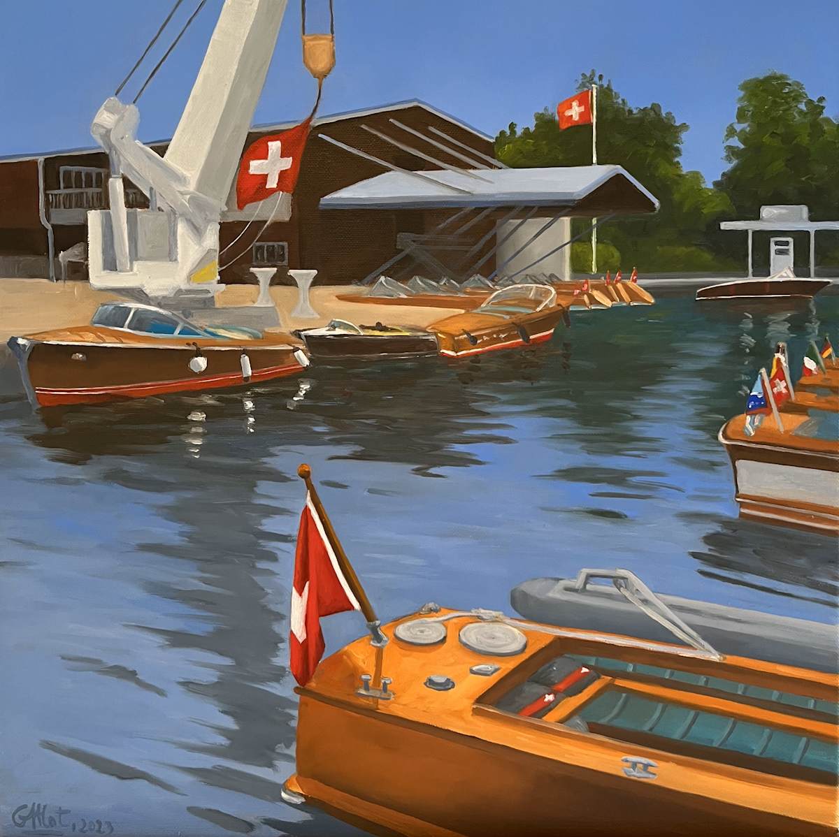 Riva days au chantier naval de Corsier-Port by Gaëlle Mot, Image 1.