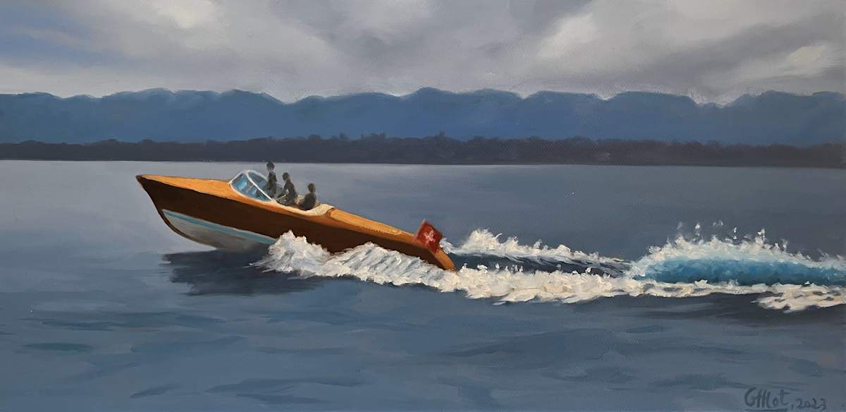 La vague, le sillon du Riva by Gaëlle Mot, Image 1.