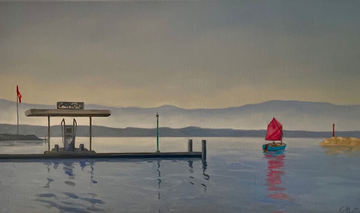 Sortie de l'Optimist rose by Gaëlle Mot, Image 1.