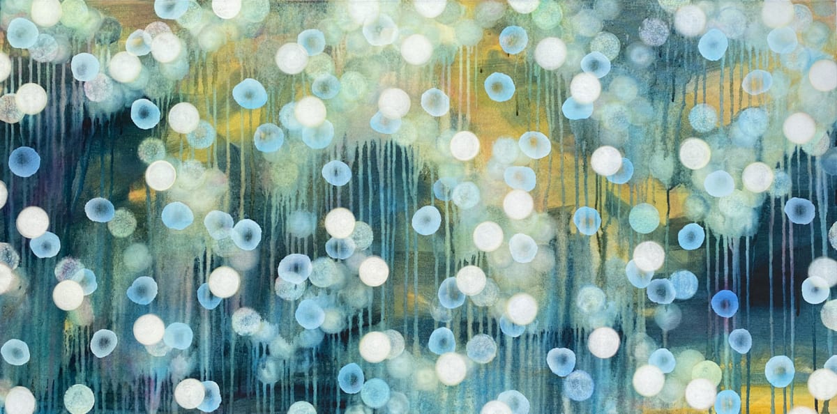 Bioluminescent Tideline Bloom by Jacquelyn Stephens  Image: Bioluminescent Tideline Bloom seascape sealife