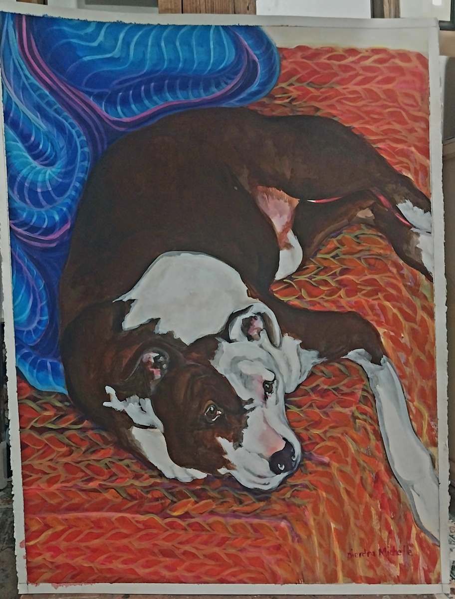 Works on Paper/ dog days by Dierdra Michelle, Image 1.